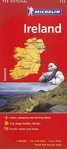 Michelin Irland: Straßen- und Tourismuskarte Autoren (MICHELIN Nationalkarten) von Michelin, Vertrieb durch GRÄFE UND UNZER VERLAG GmbH